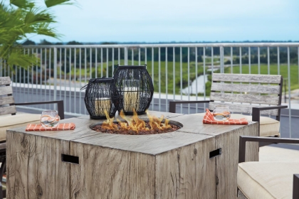 Picture of Peachstone Patio Fire Pit & 4 Chairs