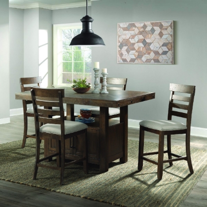 Picture of Colorado Counter Height Dining Table & 4 Stools