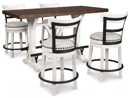 Picture of Valebeck Counter Height Dining Table & 4 Stools