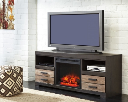 Picture of Harlinton TV Stand with Fireplace