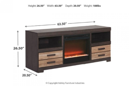 Picture of Harlinton TV Stand with Fireplace