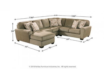 Picture of Patola Sectional with Ottoman