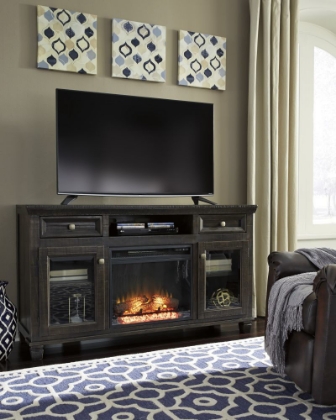 Picture of Townser TV Stand with Fireplace