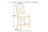Picture of Moriville Pub Table, 4 Stools & Bench