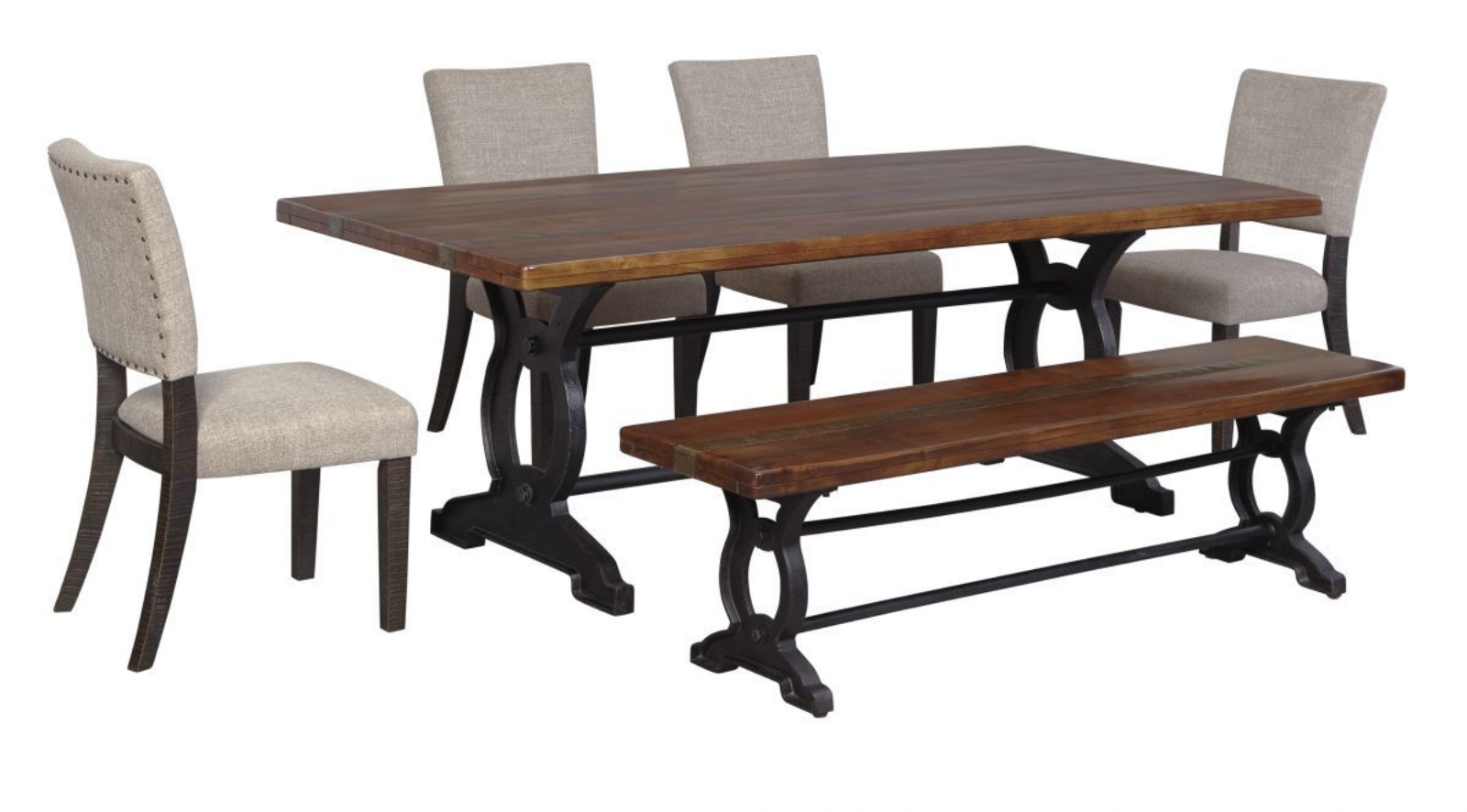 Picture of Zurani Table, 4 Chairs & Bench