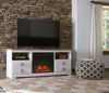 Picture of Willowton TV Stand with Fireplace