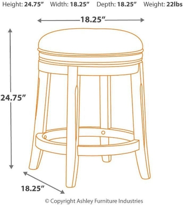 Picture of Porter Swivel Counter Stool