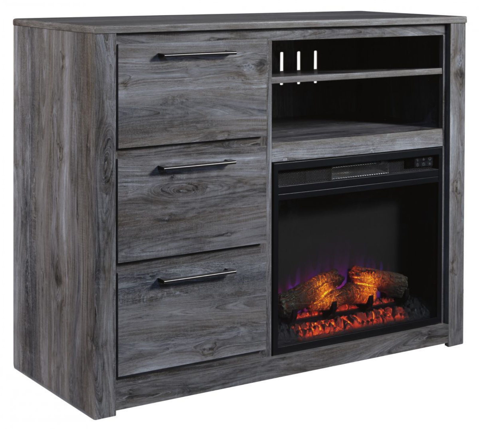 Picture of Baystorm Media Chest with Fireplace