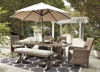 Picture of Beachcroft Patio Table, 4 Chairs & Bench