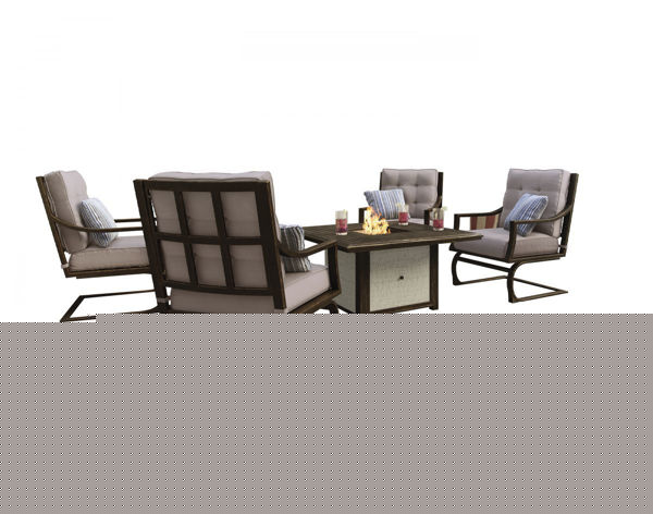 Picture of Town Court Patio Fire Pit & 4 Chairs