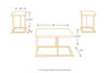 Picture of Airdon 3 Piece Table Set