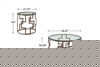 Picture of Frostine 3 Piece Table Set