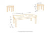 Picture of Denja 3 Piece Table Set