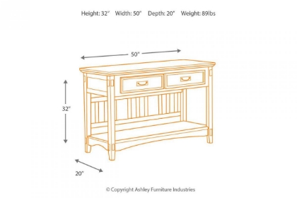Picture of Cross Island Sofa Table