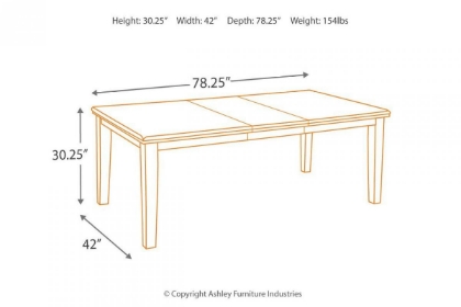 Picture of Haddigan Dining Table & 4 Chairs