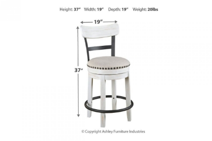 Picture of Valebeck Counter Height Dining Table & 4 Stools