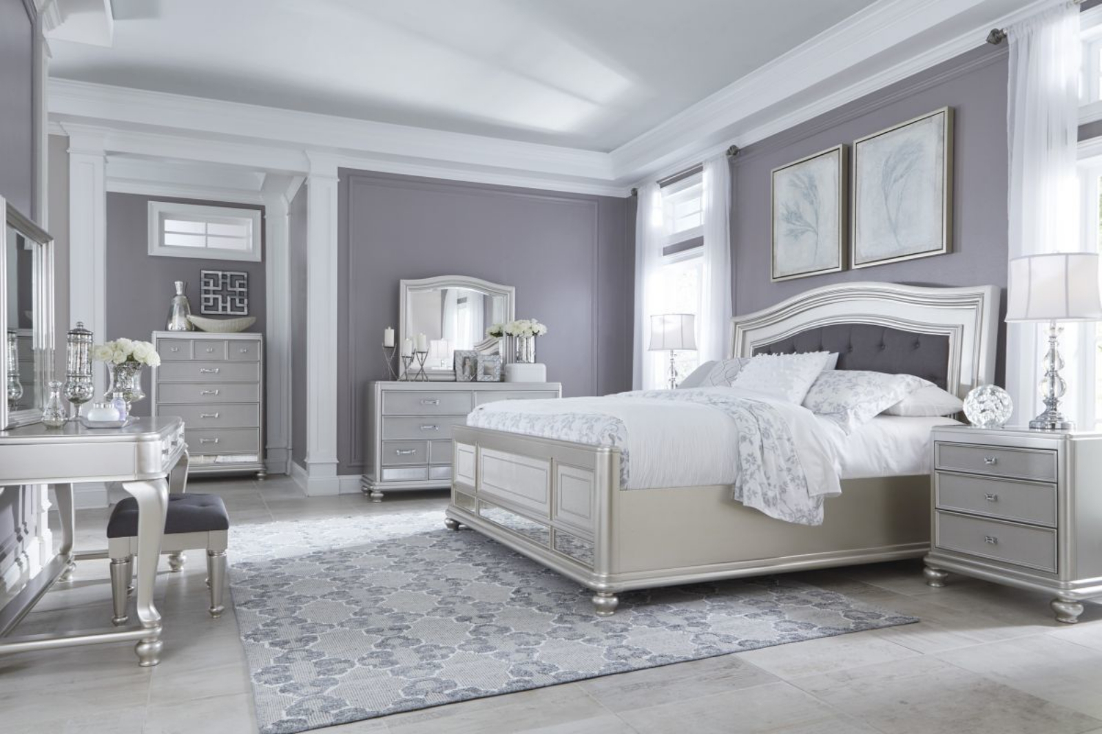 Picture of Coralayne 5 Piece Queen Bedroom Group