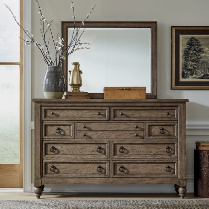 Picture of Americana Farmhouse Dresser & Mirror