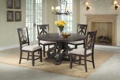 Picture of Stone Dining Table & 4 Chairs
