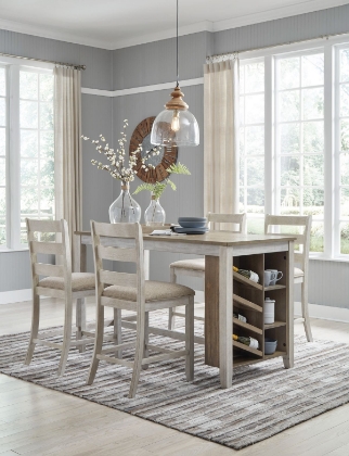 Picture of Skempton Counter Height Dining Table & 4 Stools