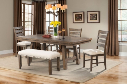 Picture of Jax Dining Table, 4 Chairs & Bench