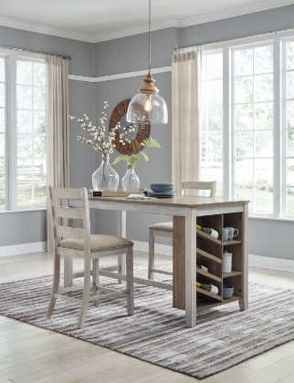 Picture of Skempton Counter Height Dining Table & 2 Stools