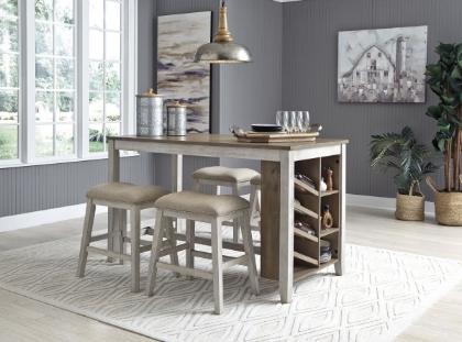 Picture of Skempton Counter Height Dining Table & 4 Stools