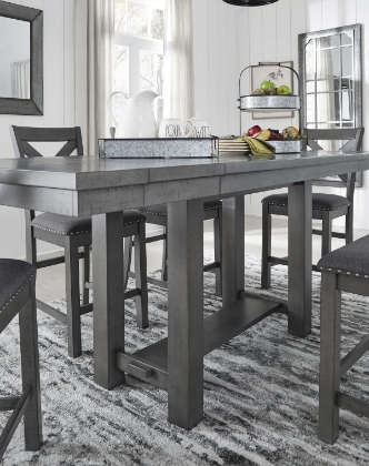 Picture of Myshanna Counter Height Dining Table & 6 Stools