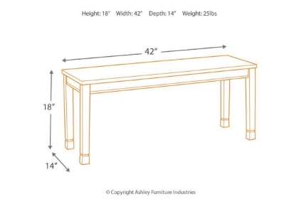 Picture of Whitesburg Dining Bench