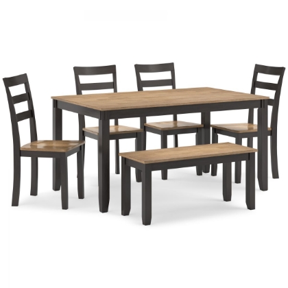 Picture of Gesthaven Dining Table, 4 Chairs & Bench